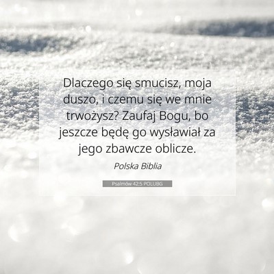 Psalmów 42:5 POLUBG Obraz Wersetu Biblijnego