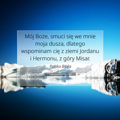 Psalmów 42:6 POLUBG Obraz Wersetu Biblijnego