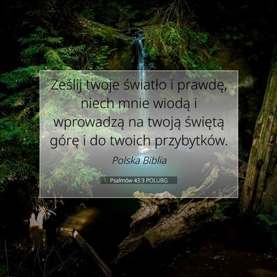 Psalmów 43:3 POLUBG Obraz Wersetu Biblijnego