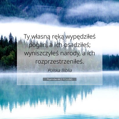 Psalmów 44:2 POLUBG Obraz Wersetu Biblijnego