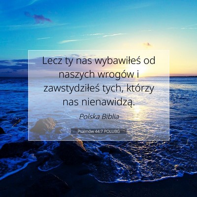 Psalmów 44:7 Werset Biblijny Wyjaśniony