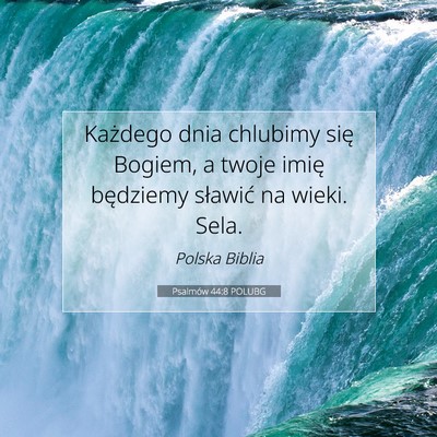 Psalmów 44:8 Werset Biblijny Wyjaśniony