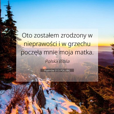 Psalmów 51:5 POLUBG Obraz Wersetu Biblijnego