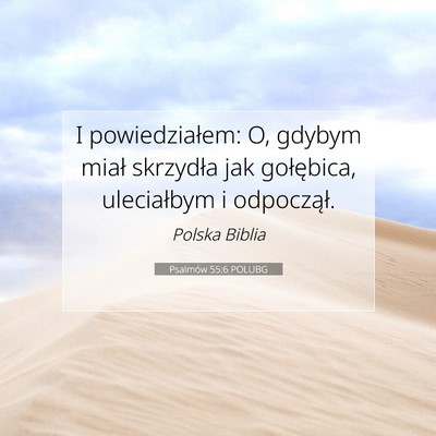 Psalmów 55:6 POLUBG Obraz Wersetu Biblijnego