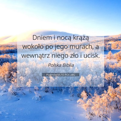 Psalmów 55:10 Werset Biblijny Wyjaśniony