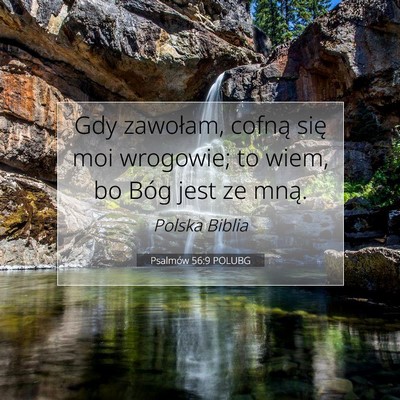 Psalmów 56:9 POLUBG Obraz Wersetu Biblijnego