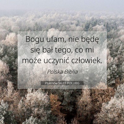 Psalmów 56:11 POLUBG Obraz Wersetu Biblijnego