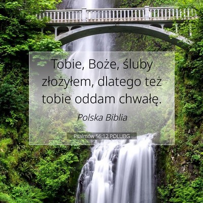 Psalmów 56:12 POLUBG Obraz Wersetu Biblijnego