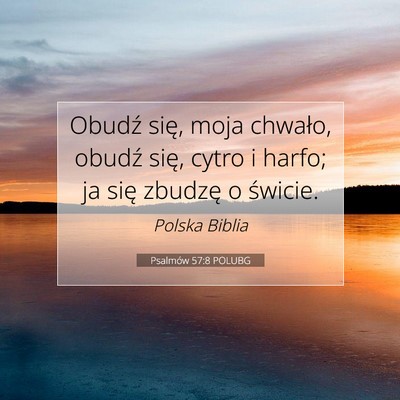 Psalmów 57:8 POLUBG Obraz Wersetu Biblijnego