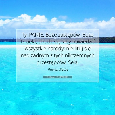 Psalmów 59:5 POLUBG Obraz Wersetu Biblijnego