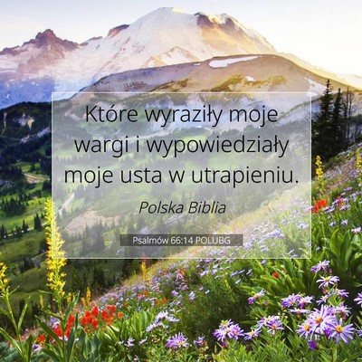Psalmów 66:14 POLUBG Obraz Wersetu Biblijnego