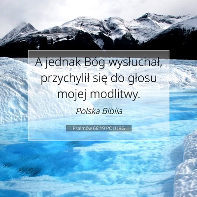 Psalmów 66:19 POLUBG Obraz Wersetu Biblijnego