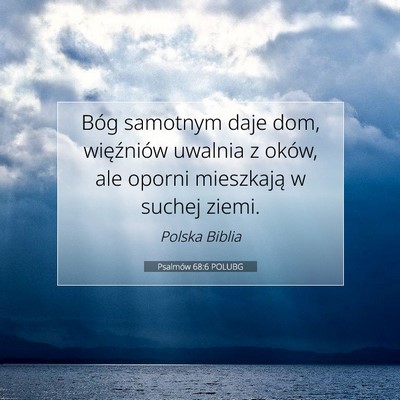 Psalmów 68:6 POLUBG Obraz Wersetu Biblijnego