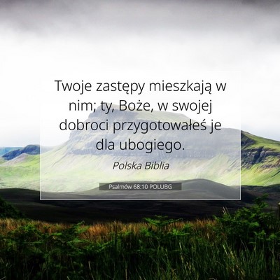 Psalmów 68:10 Werset Biblijny Wyjaśniony