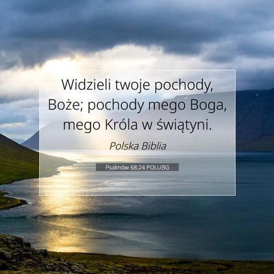 Psalmów 68:24 POLUBG Obraz Wersetu Biblijnego