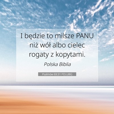 Psalmów 69:31 Werset Biblijny Wyjaśniony
