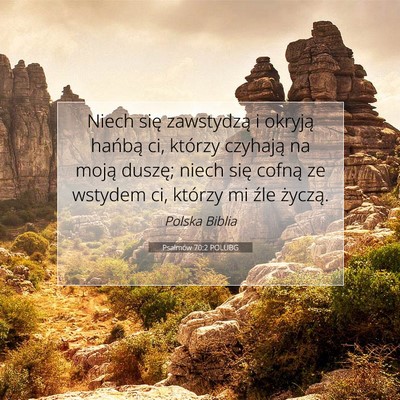 Psalmów 70:2 POLUBG Obraz Wersetu Biblijnego