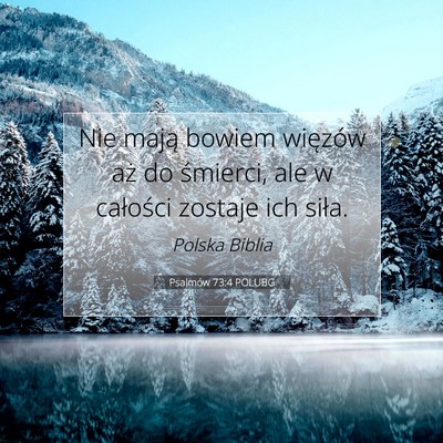 Psalmów 73:4 Werset Biblijny Wyjaśniony
