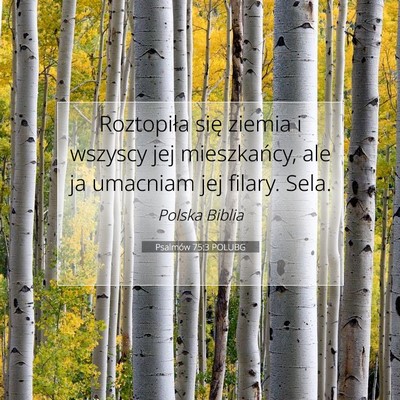 Psalmów 75:3 Werset Biblijny Wyjaśniony