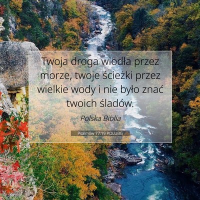 Psalmów 77:19 POLUBG Obraz Wersetu Biblijnego