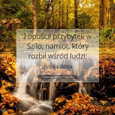 Psalmów 78:60 POLUBG Obraz Wersetu Biblijnego