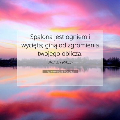 Psalmów 80:16 POLUBG Obraz Wersetu Biblijnego