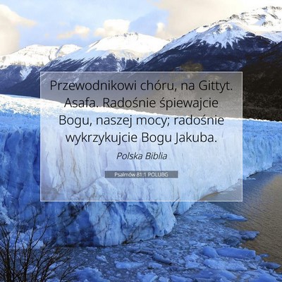 Psalmów 81:1 POLUBG Obraz Wersetu Biblijnego