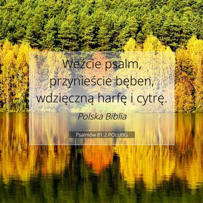 Psalmów 81:2 POLUBG Obraz Wersetu Biblijnego