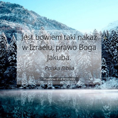 Psalmów 81:4 Werset Biblijny Wyjaśniony