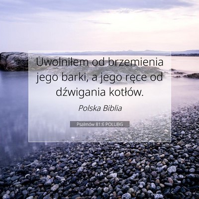 Psalmów 81:6 POLUBG Obraz Wersetu Biblijnego