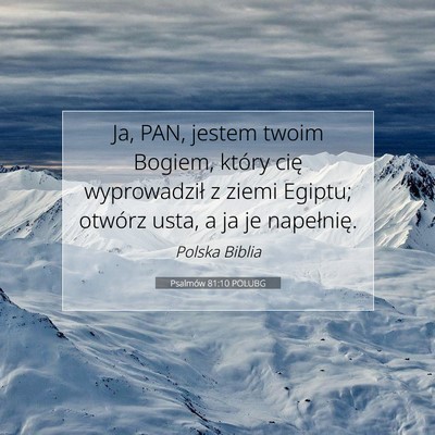 Psalmów 81:10 POLUBG Obraz Wersetu Biblijnego