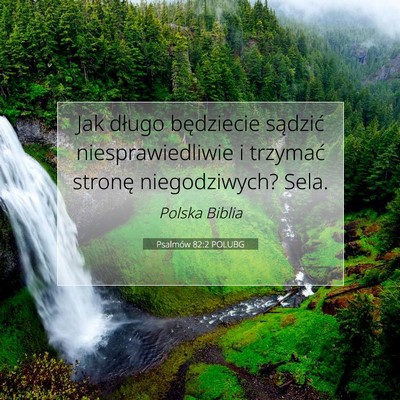 Psalmów 82:2 POLUBG Obraz Wersetu Biblijnego