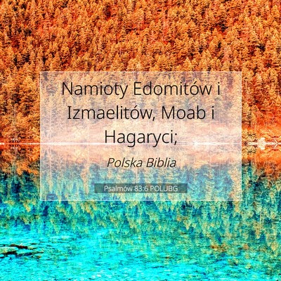 Psalmów 83:6 POLUBG Obraz Wersetu Biblijnego