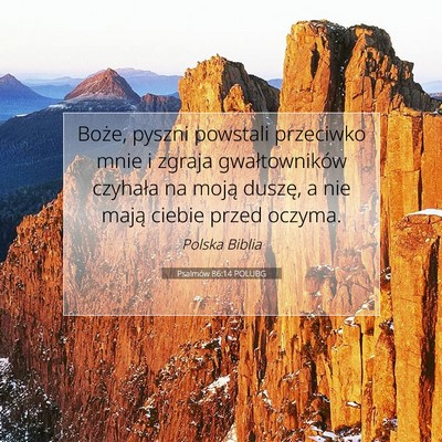 Psalmów 86:14 Werset Biblijny Wyjaśniony