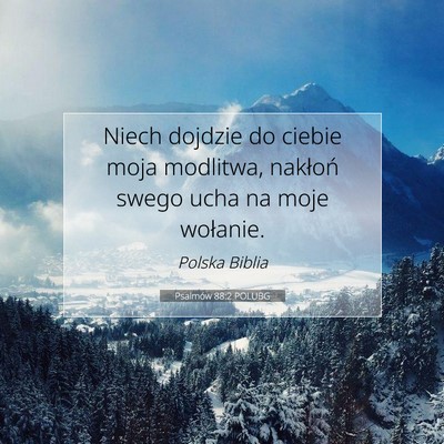 Psalmów 88:2 POLUBG Obraz Wersetu Biblijnego