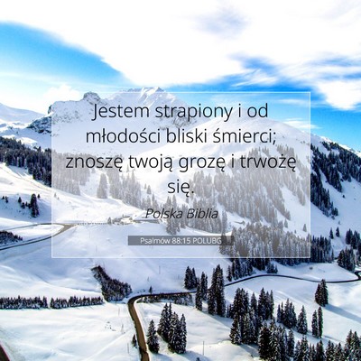 Psalmów 88:15 POLUBG Obraz Wersetu Biblijnego