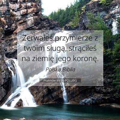 Psalmów 89:39 POLUBG Obraz Wersetu Biblijnego