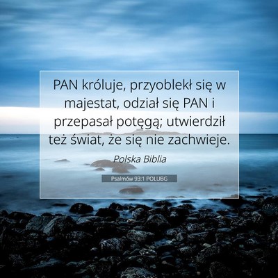 Psalmów 93:1 POLUBG Obraz Wersetu Biblijnego