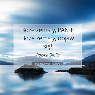 Psalmów 94:1 POLUBG Obraz Wersetu Biblijnego
