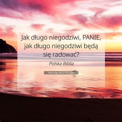 Psalmów 94:3 POLUBG Obraz Wersetu Biblijnego