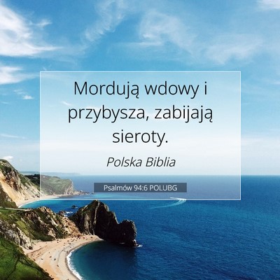 Psalmów 94:6 POLUBG Obraz Wersetu Biblijnego