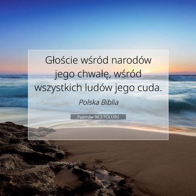 Psalmów 96:3 Werset Biblijny Wyjaśniony