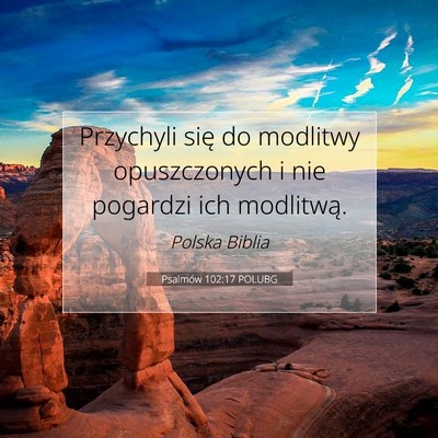 Psalmów 102:17 POLUBG Obraz Wersetu Biblijnego