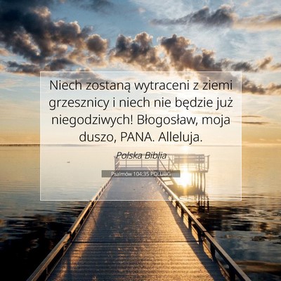 Psalmów 104:35 POLUBG Obraz Wersetu Biblijnego