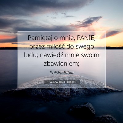 Psalmów 106:4 POLUBG Obraz Wersetu Biblijnego