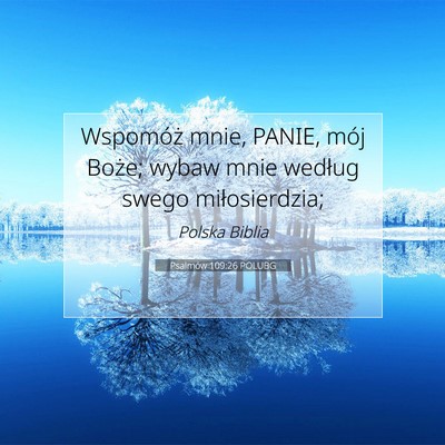 Psalmów 109:26 POLUBG Obraz Wersetu Biblijnego