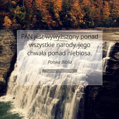 Psalmów 113:4 POLUBG Obraz Wersetu Biblijnego