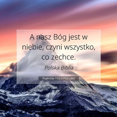 Psalmów 115:3 POLUBG Obraz Wersetu Biblijnego