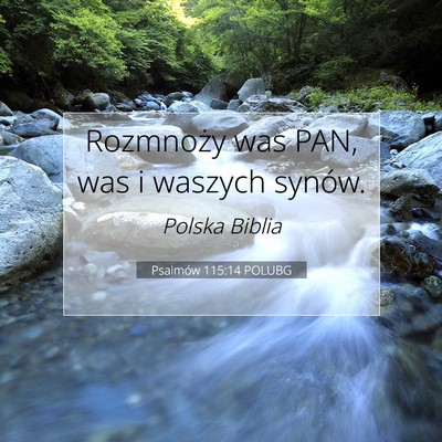 Psalmów 115:14 POLUBG Obraz Wersetu Biblijnego