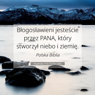 Psalmów 115:15 POLUBG Obraz Wersetu Biblijnego